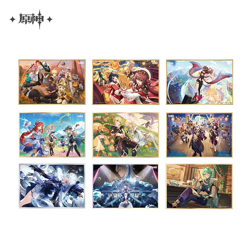 Genshin Impact Shikishi Card Board