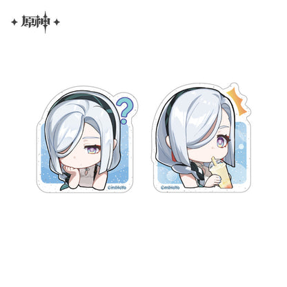 Genshin Impact  X HeyTea Series Vol.2 Xin You Suo Xi Badge & Standee & Acrylic Clip