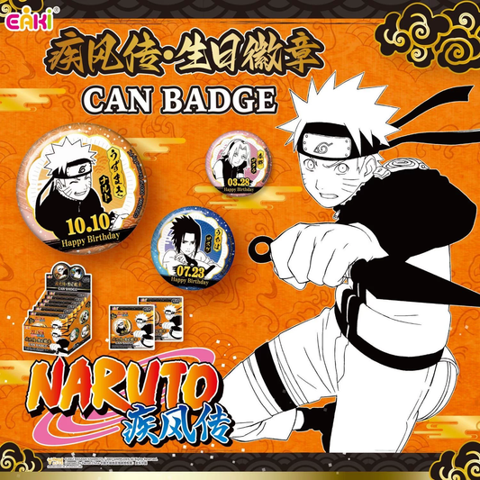 Naruto Shippuden Birthday Badge Mystery Box