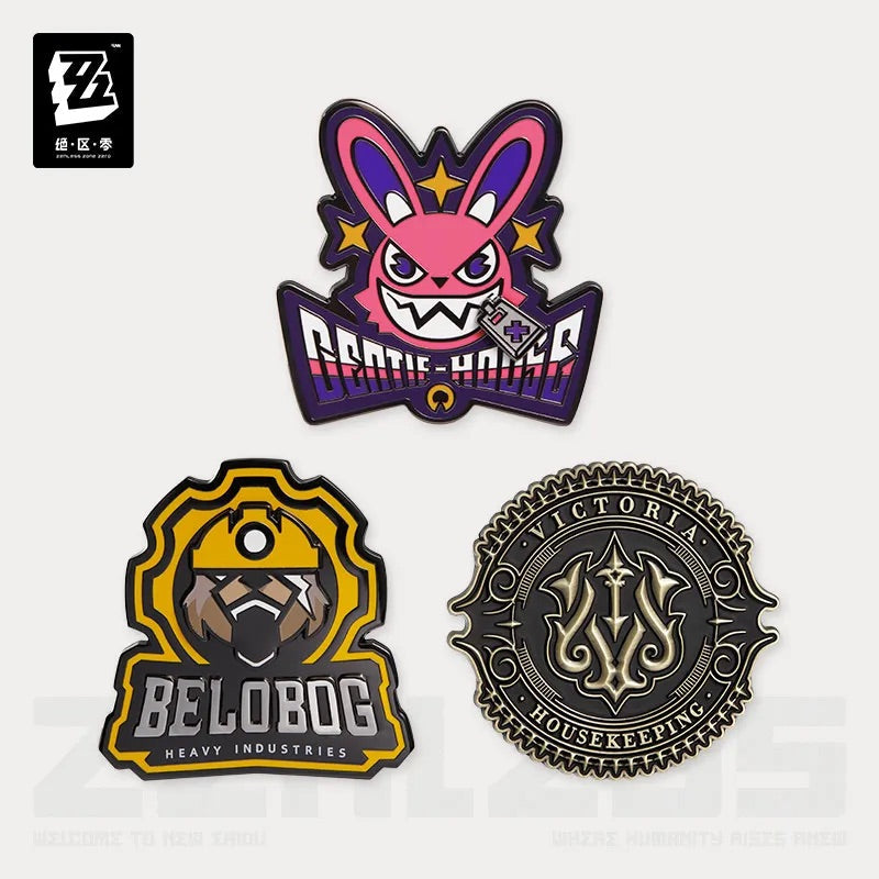 Factions Series Metal Badge
