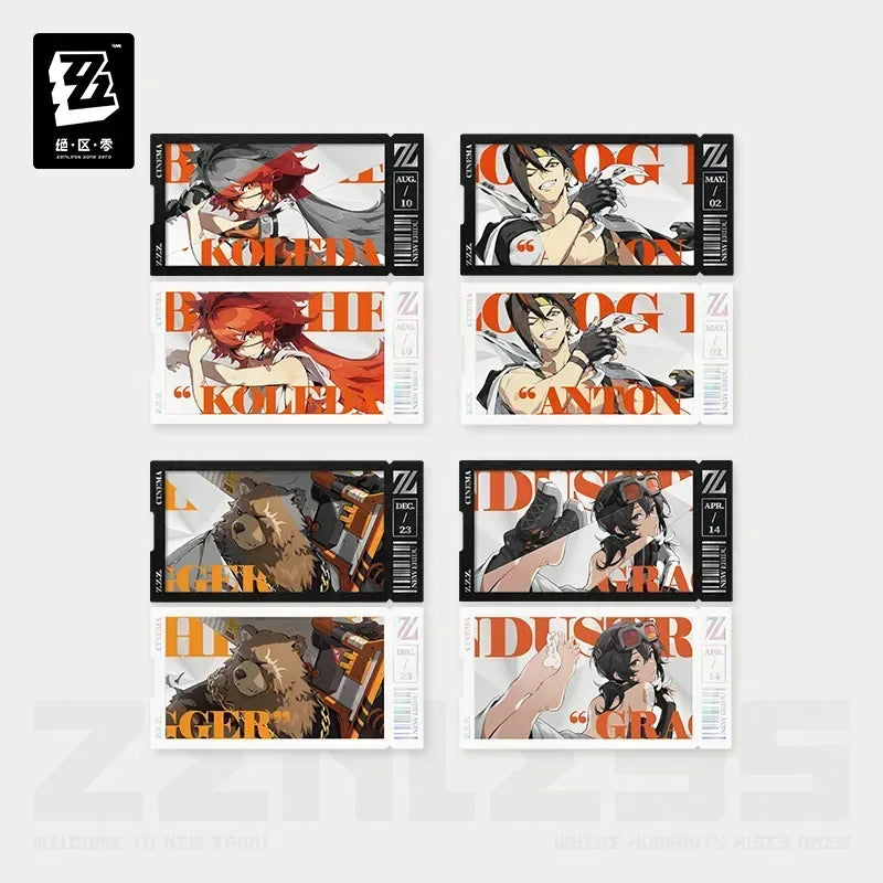 Zenless Zone Zero Mindscape Cinema Series Framed Collection Cardboard Set Belobog Heavy Industries Koleda Belobog ACG Go Anime www.acg-go.com Anton Ivanov, Ben Bigger, Cardboard, Grace Howard, Koleda Belobog