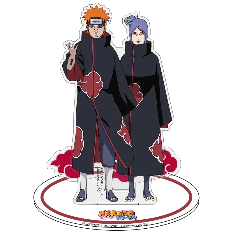 Naruto Akatsuki Stand Pain & Konan ACG Go Anime www.acg-go.com Deidara, Hidan, Hoshigaki Kisame, Itachi Uchiha, Kakuzu, Konan, Pain, Sasori, Stand, Uchiha Obito, Zetsu