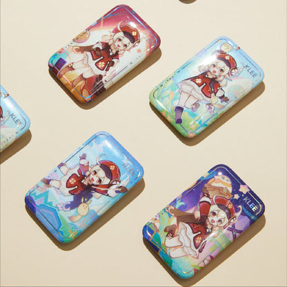 x Wanda Film "Magic Screen Journey: A Date with Light and Shadow" Square Pin Badge