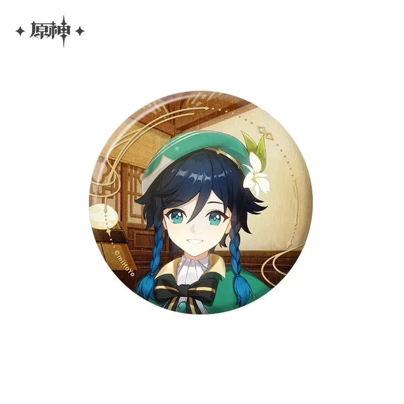 Genshin Impact The Long Way Home Series Badge & Photo Card Pendant
