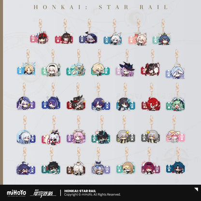 Pom-Pom Exhibition Series Acrylic Keychain