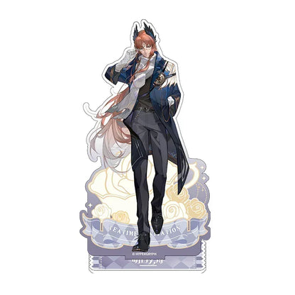 Arknights Tea Party Series Acrylic Stand Passenger ACG Go Anime www.acg-go.com Arknights, Blemishine, Lin, Nearl, Passenger, Stand, Tequila