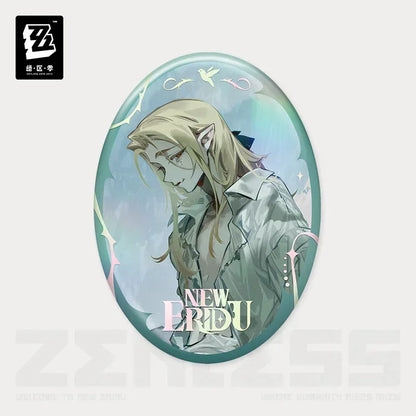 Zenless Zone Zero Concerto Channel Series Bury Your Tears With the Past Merch Vol.2 Badge Hugo ACG Go Anime www.acg-go.com Art Decor, Badge, Hugo, Vivian