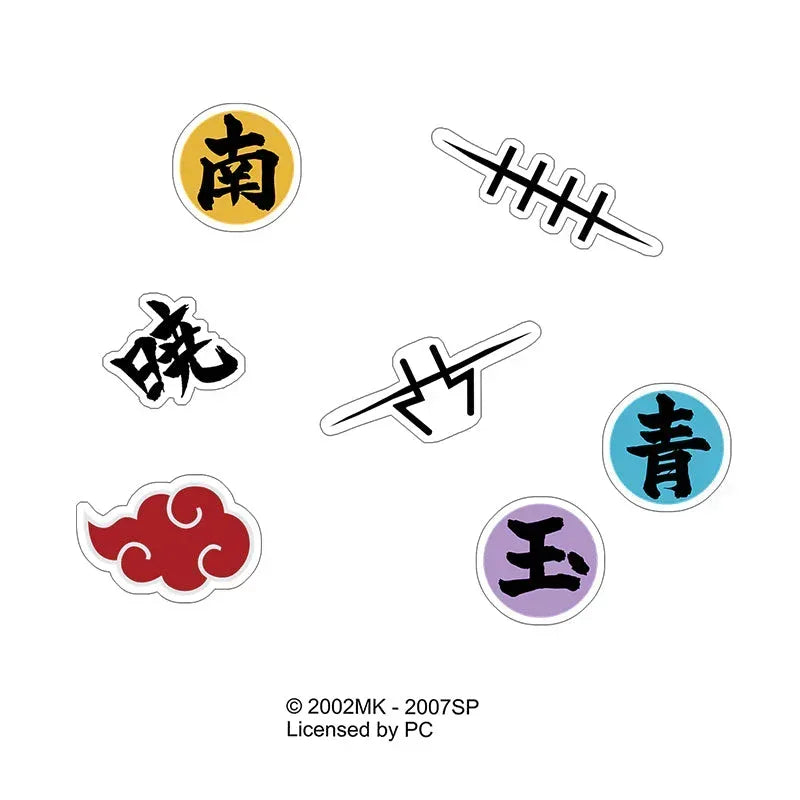 Naruto Small Sticker Akatsuki Elements D ACG Go Anime www.acg-go.com Hatake Kakashi, Naruto Uzumaki, Sticker