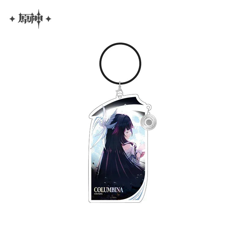 Genshin Impact Moonlit Ballad of the Night Series Acrylic Keychain