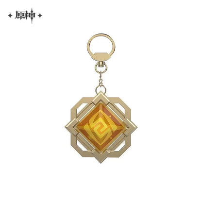 Genshin Impact FES 2023 Series Vision Keychain Liyue Geo ACG Go Anime www.acg-go.com Anemo, Cryo, Dendro, ELectro, Geo, Hydro, Pendant & Keychain, Pyro, Vision
