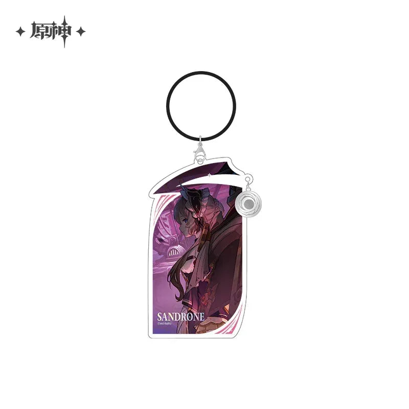 Genshin Impact Moonlit Ballad of the Night Series Acrylic Keychain