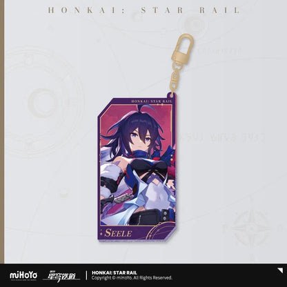 Invitation From The Stellar Series Quicksand Acrylic Keychain