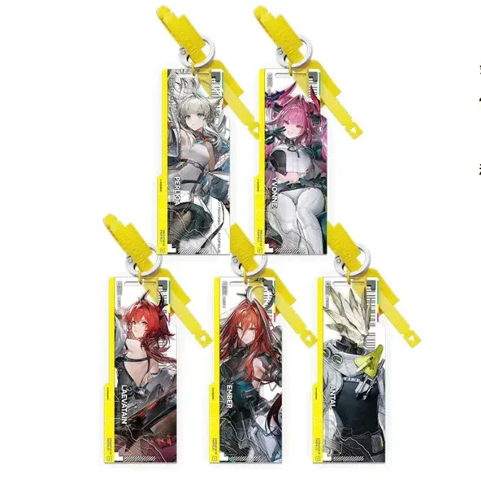 Arknights: Endfield White List Authorization Pass 1.0 Acrylic Keychain Mystery Box All Set (5 pcs) ACG Go Anime www.acg-go.com Antal, Arknights: Endfield, Ember, Laevatain, Pendant & Keychain, Perlica, Yvonne