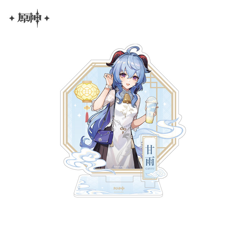 Genshin Impact  X HeyTea Series Vol.2 Xin You Suo Xi Badge & Standee & Acrylic Clip