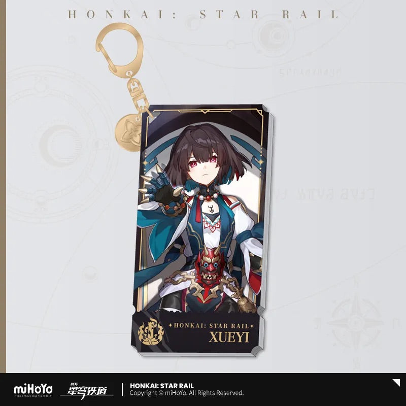 The Destruction Character Warp Artwork Acrylic Keychain