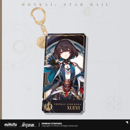 The Destruction Character Warp Artwork Acrylic Keychain