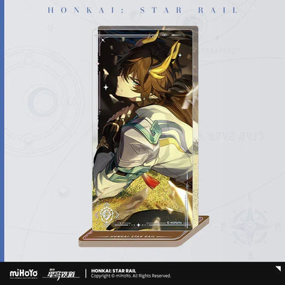 Honkai: Star Rail Light Cone Series Glitter Quicksand Acrylic Block Ornaments Though Worlds Apart ACG Go Anime www.acg-go.com Anaxa, Argenti, Art Decor, Aventurine, Black Swan, Blade, Castorice, Cipher, Dan Heng, Dan Heng • Imbibitor Lunae, Feixiao, Gepard, Himeko, Huohuo, Hyacine, Jing Yuan, Jingliu, Light Cone, Luka, Moze, Mydei, Ruan Mei, Seele, Sparkle, Stand, Tribbie