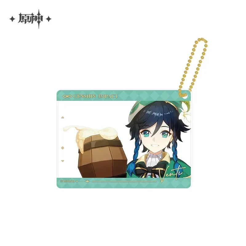 Genshin Impact The Long Way Home Series Badge & Photo Card Pendant