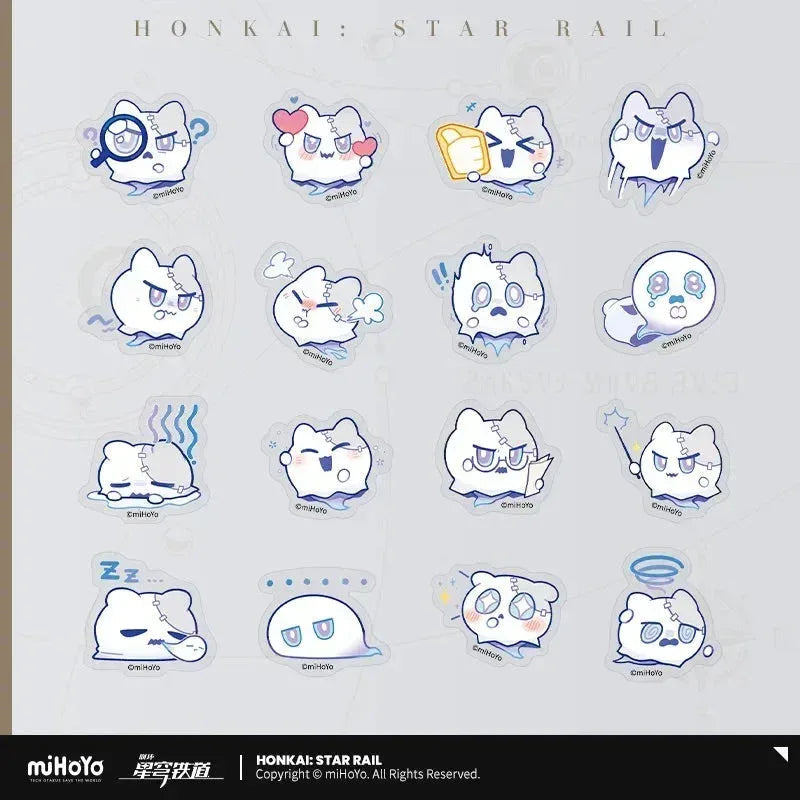Honkai: Star Rail Pom-Pom Exhibition Series Chibi Sticker Box