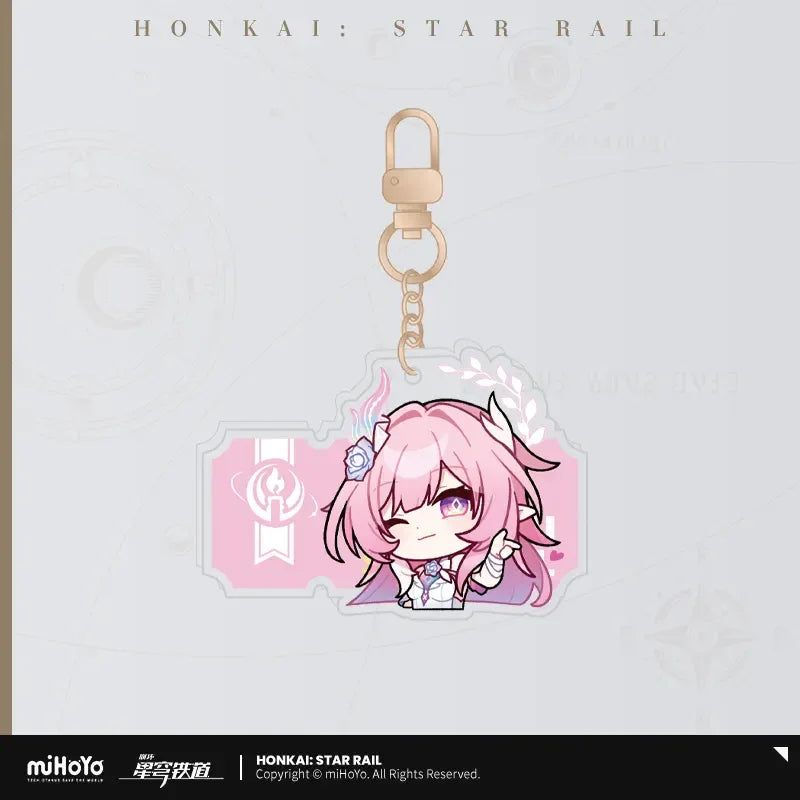 Honkai: Star Rail Pom-Pom Exhibition Series Acrylic Keychain