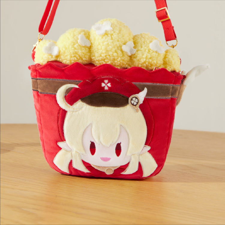 x Wanda Film "Magic Screen Journey: A Date with Light and Shadow" Popcorn Plush Itabag