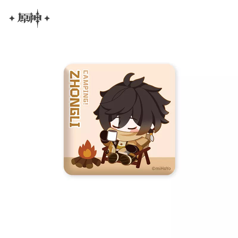 Go Camping Series Square Badge