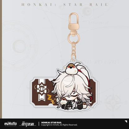 Pom-Pom Exhibition Series Acrylic Keychain