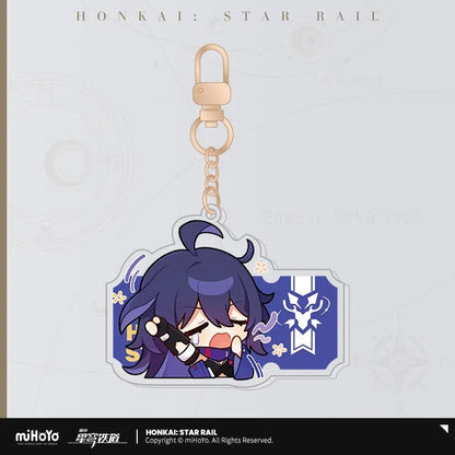 Pom-Pom Exhibition Series Acrylic Keychain