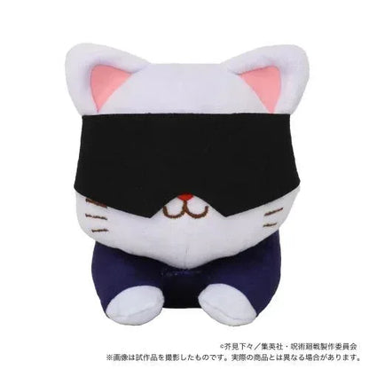 Jujutsu Kaisen with CAT Plushie With Sleep Shade -Nesoberi Satoru Gojo ACG Go Anime www.acg-go.com Kento Nanami, Megumi Fushiguro, Nobara Kugisaki, Plush, Satoru Gojo, Yuji Itadori