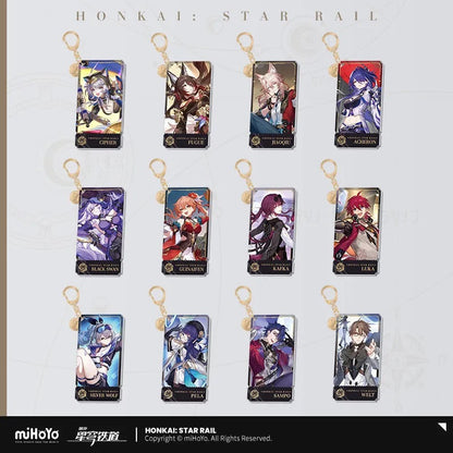 The Nihility Character Warp Artwork Acrylic Keychain