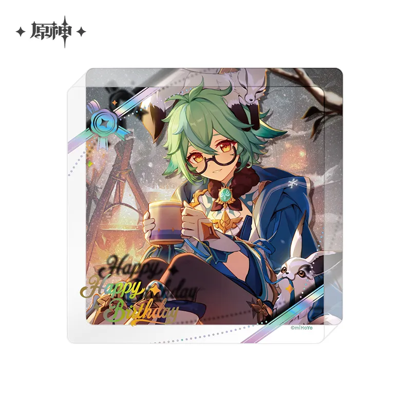 Genshin Impact The Day of Destiny Series Thick Acrylic Coaster 2025
