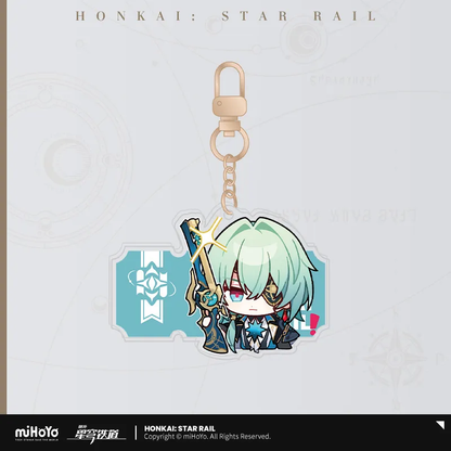 Pom-Pom Exhibition Series Acrylic Keychain
