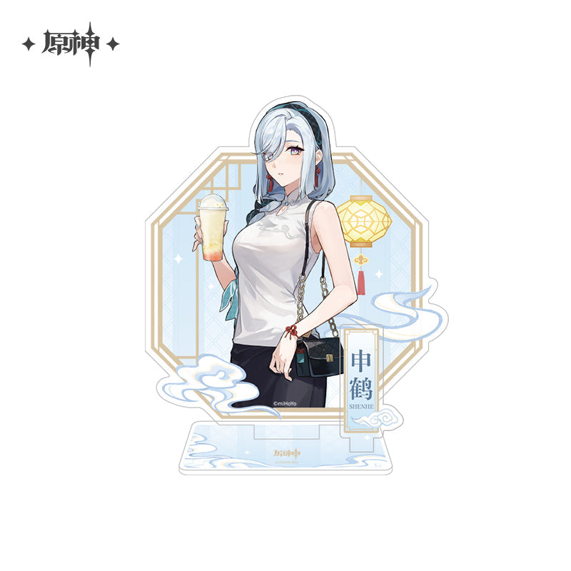 Genshin Impact  X HeyTea Series Vol.2 Xin You Suo Xi Badge & Standee & Acrylic Clip