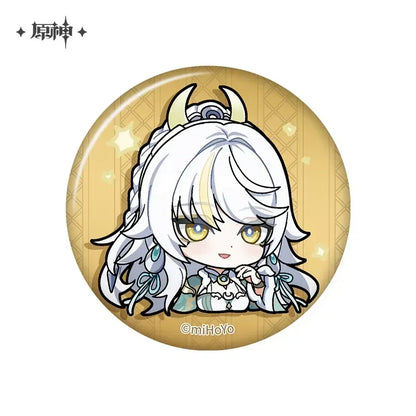 Genshin Impact Liyue Chibi Emojis Series Badge Yaoyao ACG Go Anime www.acg-go.com Badge, Baizhu, Gaming, Jiaming, Lanyan, Liyue, Ningguang, Shenhe, Xiangling, Xianyun, Xiao, Xingqiu, Yaoyao, Yelan, Yunjin, Zhongli, Zibai