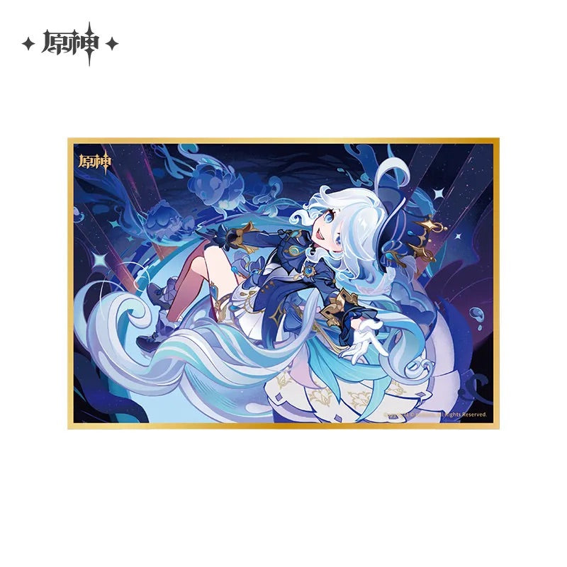 Floating World Under the Moonlight Series Acrylic Shikishi Card Board