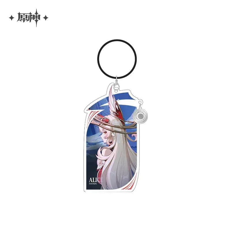 Genshin Impact Moonlit Ballad of the Night Series Acrylic Keychain