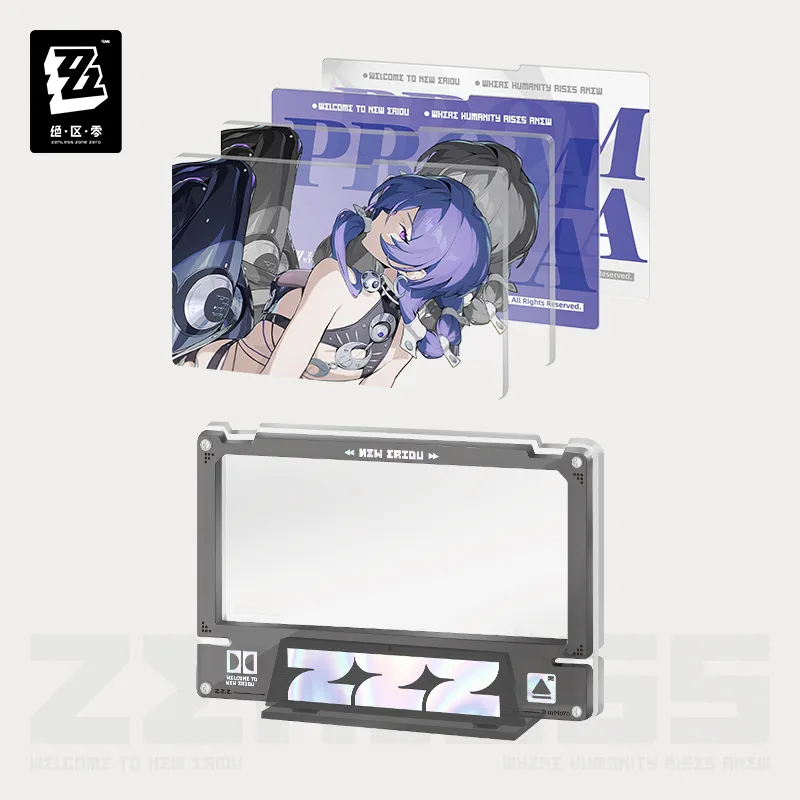 Zenless Zone Zero Mindscape Cinema Series Krampus Compliance Authority Framed Acrylic Insert Set