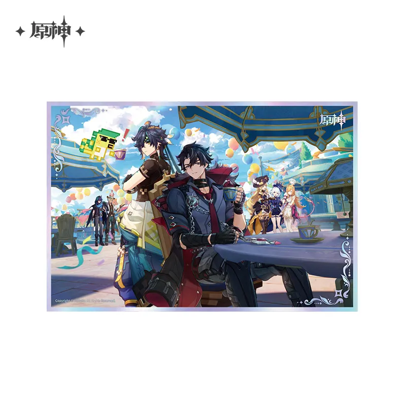 Genshin Impact Theme Series Acrylic Shikishi Cardboard