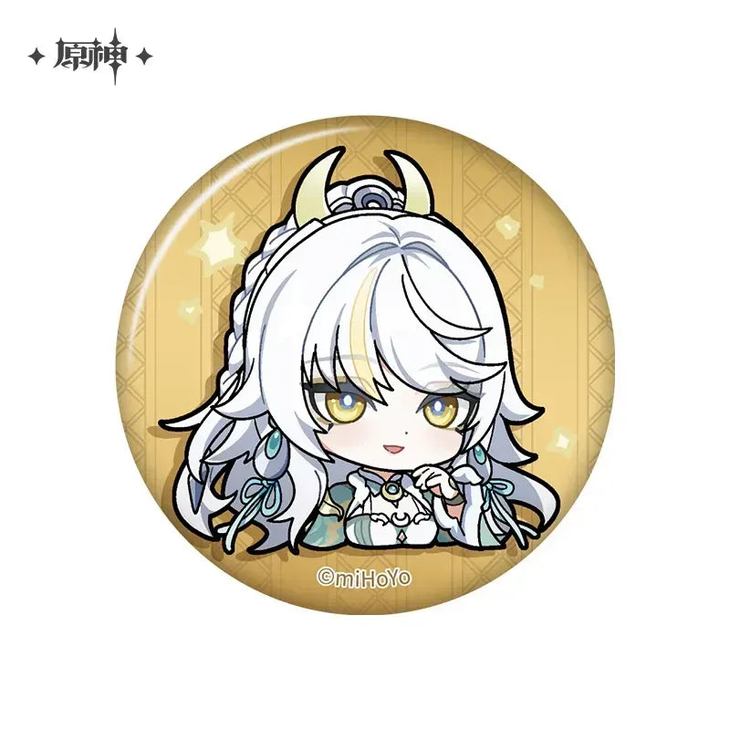 Genshin Impact Liyue Chibi Emojis Series Badge Zibai ACG Go Anime www.acg-go.com Badge, Baizhu, Gaming, Jiaming, Lanyan, Liyue, Ningguang, Shenhe, Xiangling, Xianyun, Xiao, Xingqiu, Yaoyao, Yelan, Yunjin, Zhongli, Zibai