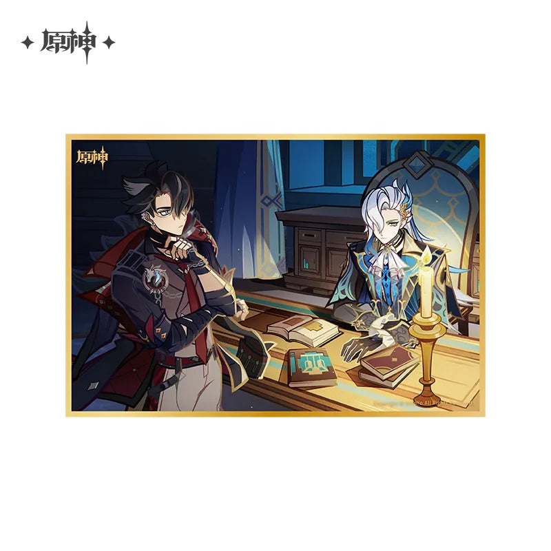 Floating World Under the Moonlight Series Acrylic Shikishi Card Board