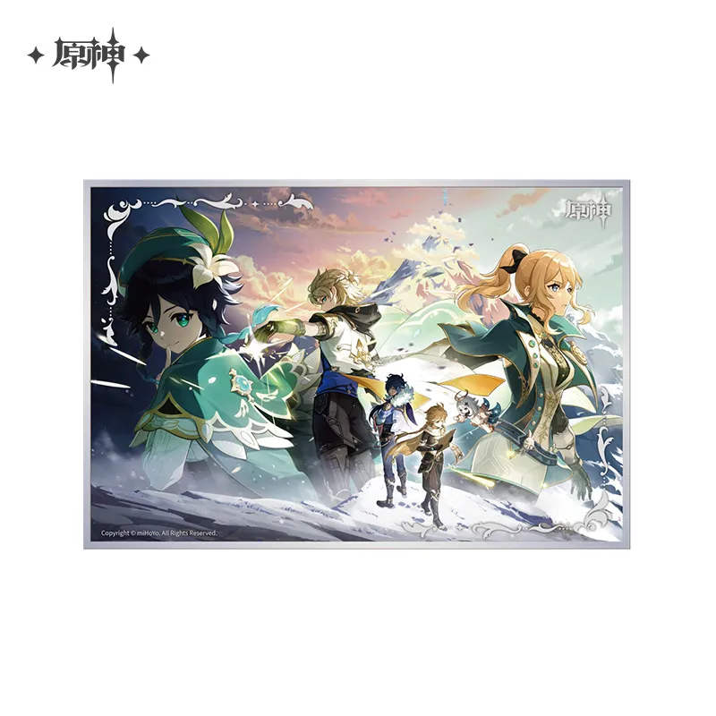 Genshin Impact Theme Series Acrylic Shikishi Cardboard