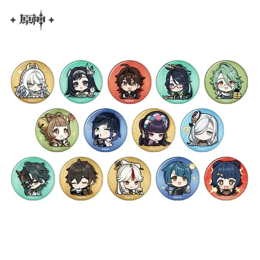 Genshin Impact Liyue Chibi Emojis Series Badge Yaoyao ACG Go Anime www.acg-go.com Badge, Baizhu, Gaming, Jiaming, Lanyan, Liyue, Ningguang, Shenhe, Xiangling, Xianyun, Xiao, Xingqiu, Yaoyao, Yelan, Yunjin, Zhongli, Zibai