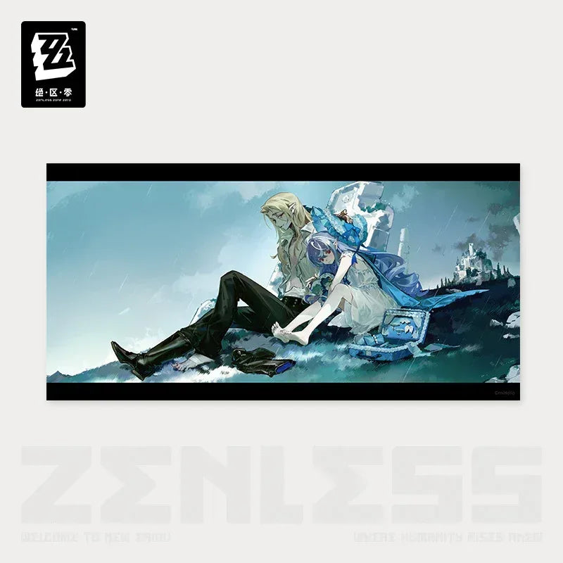 Zenless Zone Zero Concerto Channel Series Bury Your Tears With the Past Merch Vol.2 Poster ACG Go Anime www.acg-go.com Art Decor, Badge, Hugo, Vivian