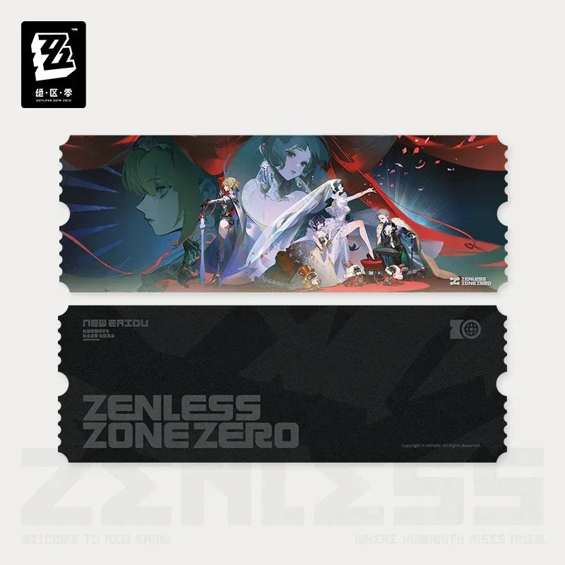 Zenless Zone Zero Concerto Channel Series Astra-nomical Moment Merch Laser Ticket ACG Go Anime www.acg-go.com Art Decor, Astra Yao, Badge, Belle, Evelyn Chevalier, Wise