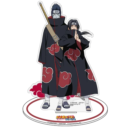 Naruto Akatsuki Stand Hoshigaki Kisame & Uchiha itachi ACG Go Anime www.acg-go.com Deidara, Hidan, Hoshigaki Kisame, Itachi Uchiha, Kakuzu, Konan, Pain, Sasori, Stand, Uchiha Obito, Zetsu