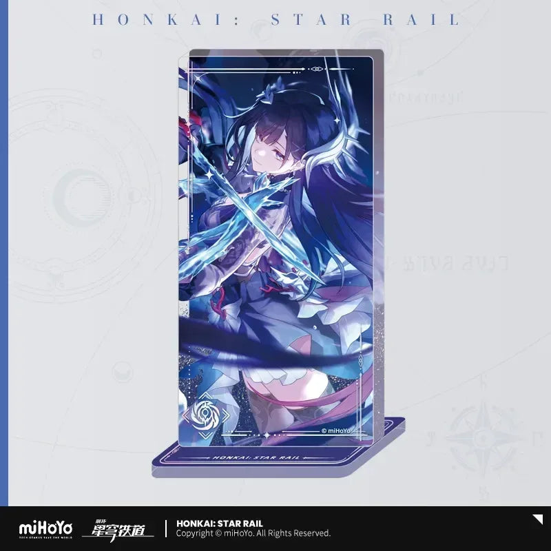 Honkai: Star Rail Light Cone Series Glitter Quicksand Acrylic Block Ornaments Why Does the Ocean Sing ACG Go Anime www.acg-go.com Anaxa, Argenti, Art Decor, Aventurine, Black Swan, Blade, Castorice, Cipher, Dan Heng, Dan Heng • Imbibitor Lunae, Feixiao, Gepard, Himeko, Huohuo, Hyacine, Jing Yuan, Jingliu, Light Cone, Luka, Moze, Mydei, Ruan Mei, Seele, Sparkle, Stand, Tribbie