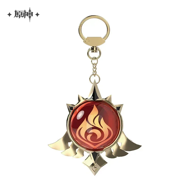 Genshin Impact FES 2023 Series Vision Keychain Mondstadt Pyro ACG Go Anime www.acg-go.com Anemo, Cryo, Dendro, ELectro, Geo, Hydro, Pendant & Keychain, Pyro, Vision