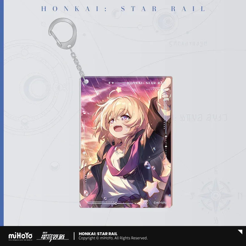Honkai: Star Rail Light Cone Series Acrylic Pendant Journey, Forever Peaceful ACG Go Anime www.acg-go.com Anaxa, Argenti, Art Decor, Aventurine, Bailu, Black Swan, Blade, Castorice, Cipher, Dan Heng, Dan Heng & Blade, Dr. Ratio, Feixiao, Fu Xuan, Gepard, Huohuo, Hyacine, Kafka, Light Cone, Lingsha, Luka, Luocha, March 7th, Moze, Mydei, Pendant & Keychain, Rappa, Robin, Ruan Mei, Sparkle, Sushang, Tribbie, Yanqing, Yukong