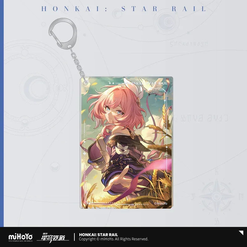 Honkai: Star Rail Light Cone Series Acrylic Pendant The Story's Next Page ACG Go Anime www.acg-go.com Anaxa, Argenti, Art Decor, Aventurine, Bailu, Black Swan, Blade, Castorice, Cipher, Dan Heng, Dan Heng & Blade, Dr. Ratio, Feixiao, Fu Xuan, Gepard, Huohuo, Hyacine, Kafka, Light Cone, Lingsha, Luka, Luocha, March 7th, Moze, Mydei, Pendant & Keychain, Rappa, Robin, Ruan Mei, Sparkle, Sushang, Tribbie, Yanqing, Yukong