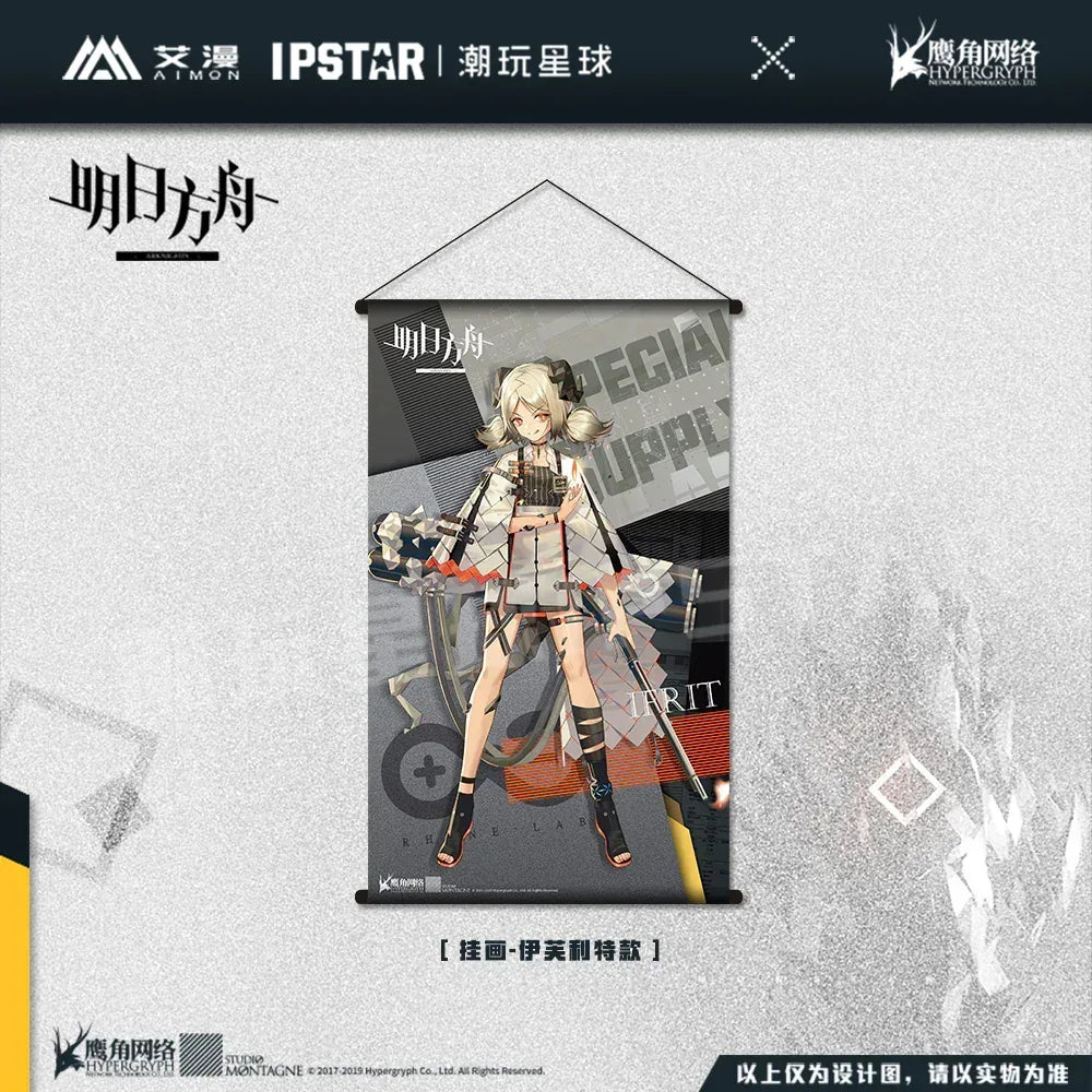 Arknights Character Hanging Painting Poster Ifrit ACG Go Anime www.acg-go.com Amiya, Ch'en, Courier, Frostleaf, Household, Kal'tsit, Pramanix, Ptilopsis, Saria, Silence